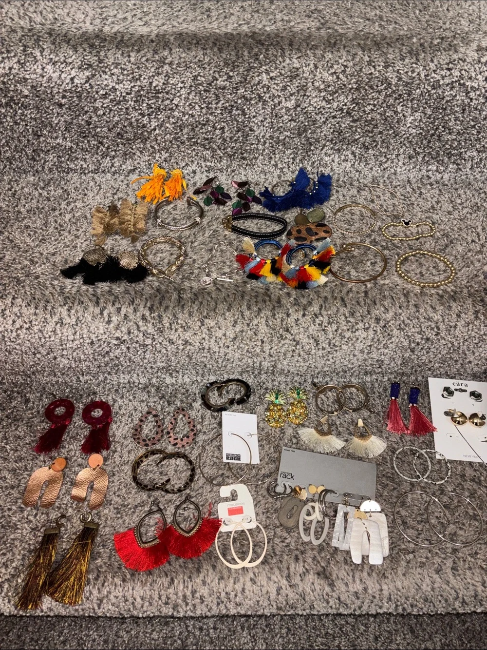 Mixed Color Women's Fashion Earrings Set by